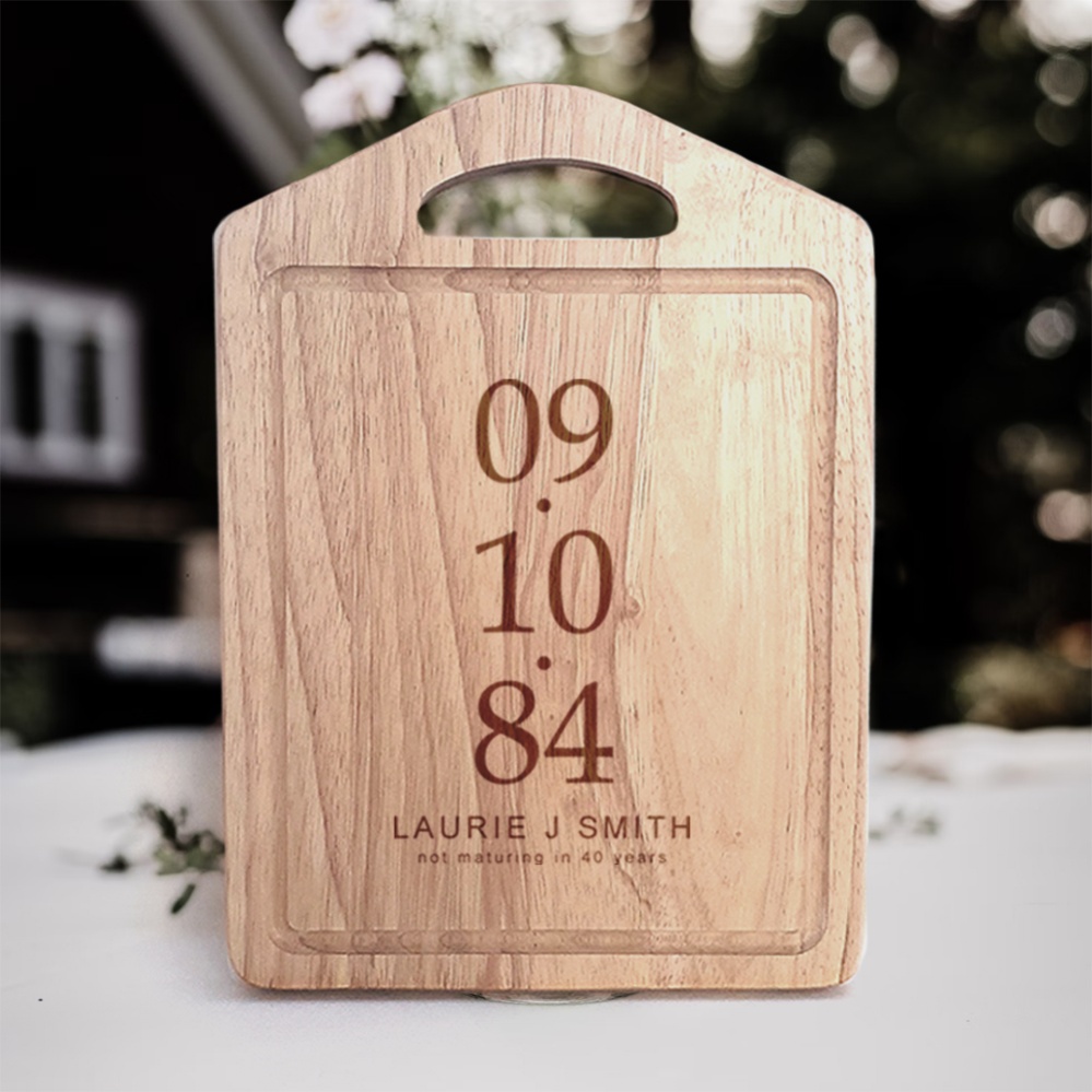 Personalised Chopping Board - Anniversary